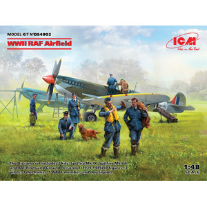 ICM DS4802 WWII RAF Airfield 1:48 Scale Plastic Model Kit