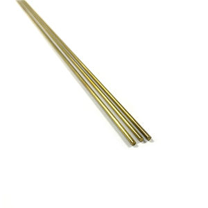 KS3953 Round Brass Rod: 2mm OD x 1M Long (3pcs)