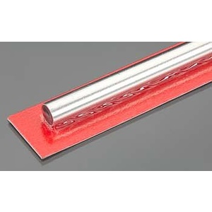 KS9809 Round Aluminum Tube: 10mm OD x 0.45mm Wall x 300mm Long (1pc)