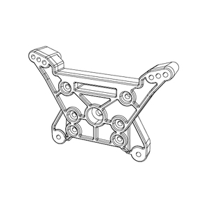 MJX 10280B Rear Shock Tower