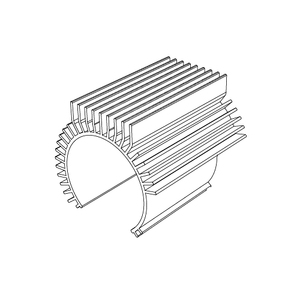 MJX 10395 Motor Heat Sink