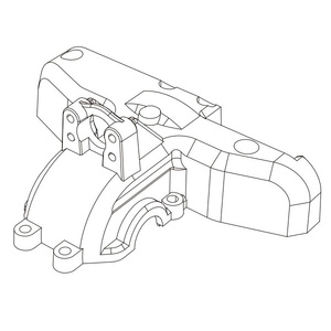 MJX 14190B Rear Diff Gear Cover