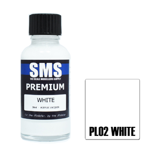 SMS PL02 Premium Acrylic Lacquer White Paint 30ml