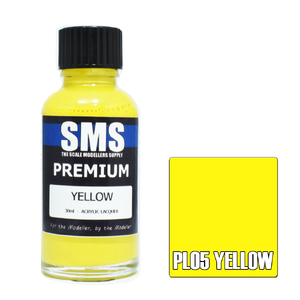 SMS PL05 Premium Acrylic Lacquer Yellow Paint 30ml