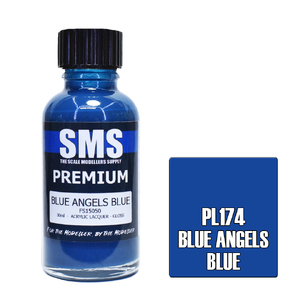 SMS PL174 Premium Acrylic Blue Angels Blue Paint 30ml