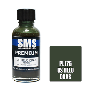 SMS PL176 Premium Acrylic US Helo Drab Paint 30ml