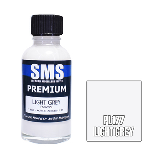 SMS PL177 Premium Acrylic Light Grey Paint 30ml