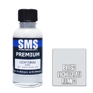 SMS PL183 Premium Acrylic Lichtgrau RLM63 Paint 30ml