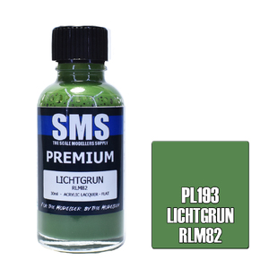 SMS PL193 Premium Acrylic Lacquer Lichtgrun RLM82 Paint 30ml