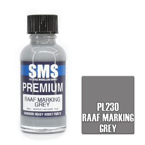 SMS PL230 Premium Acrylic Lacquer RAAF Marking Grey Paint 30ml