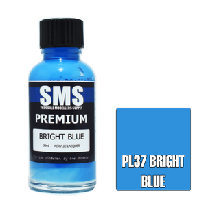 SMS PL37 Premium Acrylic Lacquer Bright Blue Paint 30ml