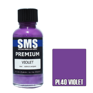 SMS PL40 Premium Acrylic Lacquer Violet Paint 30ml