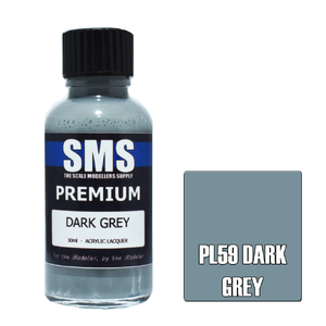 SMS PL59 Premium Acrylic Lacquer Dark Grey Paint 30ml