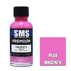 SMS PL64 Premium Acrylic Lacquer Magenta Paint 30ml