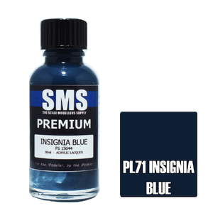 SMS PL71 Premium Acrylic Lacquer Insignia Blue Paint  30ml