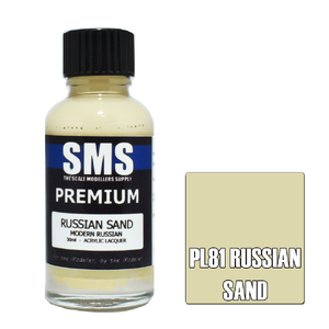 SMS PL81 Premium Acrylic Lacquer Russian Sand Paint 30ml