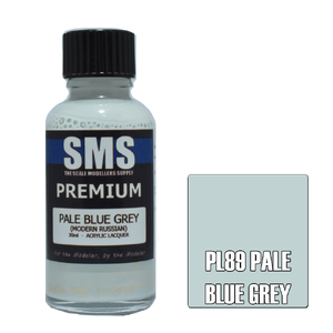 SMS PL89 Premium Acrylic Lacquer Pale Blue Grey Paint 30ml