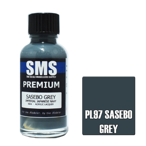 SMS PL97 Premium Acrylic Lacquer Sasebo Grey (IJN) Paint 30ml