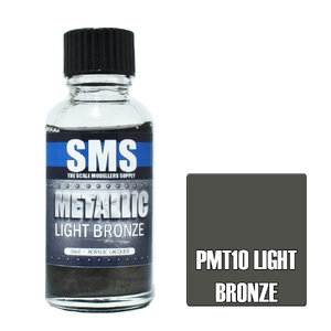 SMS PMT10 Premium Acrylic Lacquer Metallic Light Bronze Paint 30ml