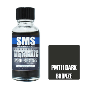 SMS PMT11 Premium Acrylic Lacquer Metallic Dark Bronze Paint 30ml