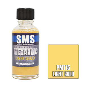 SMS PMT15 Metallic Light Gold Paint 30ml