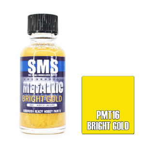 SMS PMT16 Metallic Bright Gold Paint 30ml