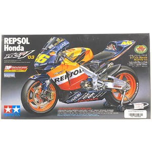 PRE-OWNED - Tamiya 14096 - Repsol Honda RC211V 1:12 Scale Model Plastic Kit