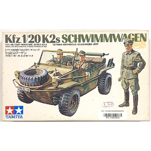 PRE-OWNED - Tamiya 35003 - Kfz. 1/20K2s Schwimmwagen 1:35 Scale Model Plastic Kit