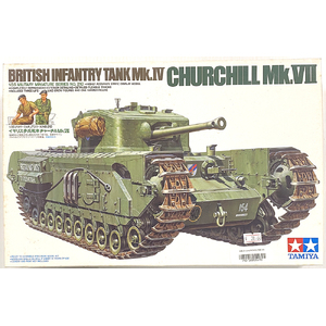 PRE-OWNED - Tamiya 35210 - British Infantry Tank Mk.IV Churchill Mk.VII 1:35 Scale Model Plastic Kit