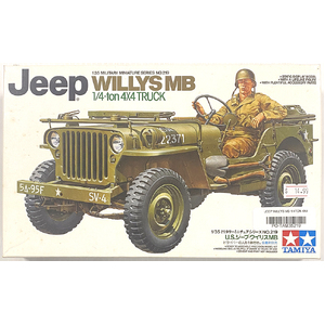 PRE-OWNED - Tamiya 35219 - Jeep Willys MB 1:35 Scale Model Plastic Kit