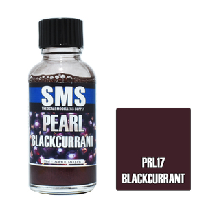 SMS PRL17 Pearl Acrylic Lacquer Blackcurrent Paint 30ml