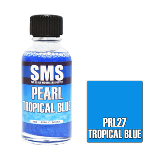 SMS PRL27 Acrylic Lacquer Pearl Tropical Blue Paint 30ml