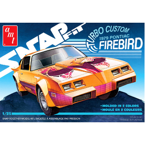 AMT 1211 1979 Pontiac Firebird "Turbo Custom" (Snap) 1:25 Scale Plastic Model Kit