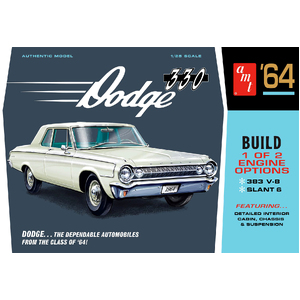 AMT 1366 1964 Dodge 330 1:25 Scale Plastic Model Kit