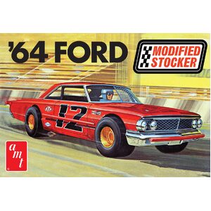 AMT 1383 1964 Ford Galaxie Modified Stocker 1:25 Scale Plastic Model Kit