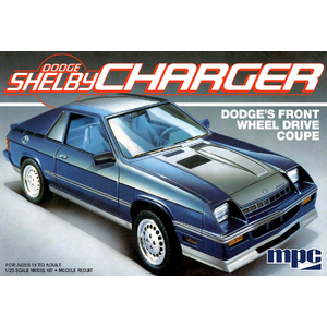 MPC 987 1986 Dodge Shelby Charger 1:25 Scale Plastic Model Kit