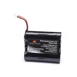 3.7V 6600mAh 1S Li-Ion Transmitter Battery: NX6/NX8/NX10/iX12, Tx Plug (XH-1S)