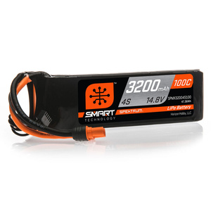 14.8V 3200mAh 4S 100C Smart LiPo Battery: IC3