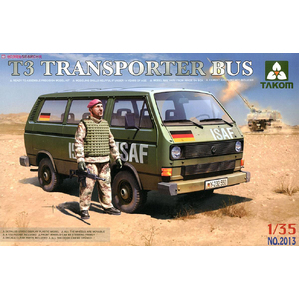 Takom Bundeswehr T3 Transporter Bus (w/ figure) 1/35 Scale Plastic Model Kit