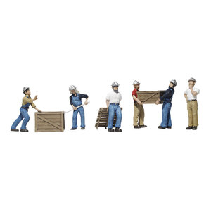 Woodland Scenics A1823 Dock Workers - HO Scale